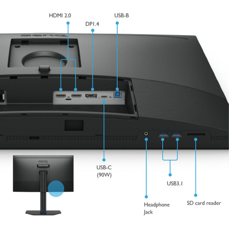 Benq Ecran SW272U 27\" avec Casquette