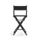ConeCarts Chaise Réalisateur Haute en hêtre - Noir