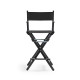 ConeCarts Chaise Réalisateur Haute en hêtre - Noir