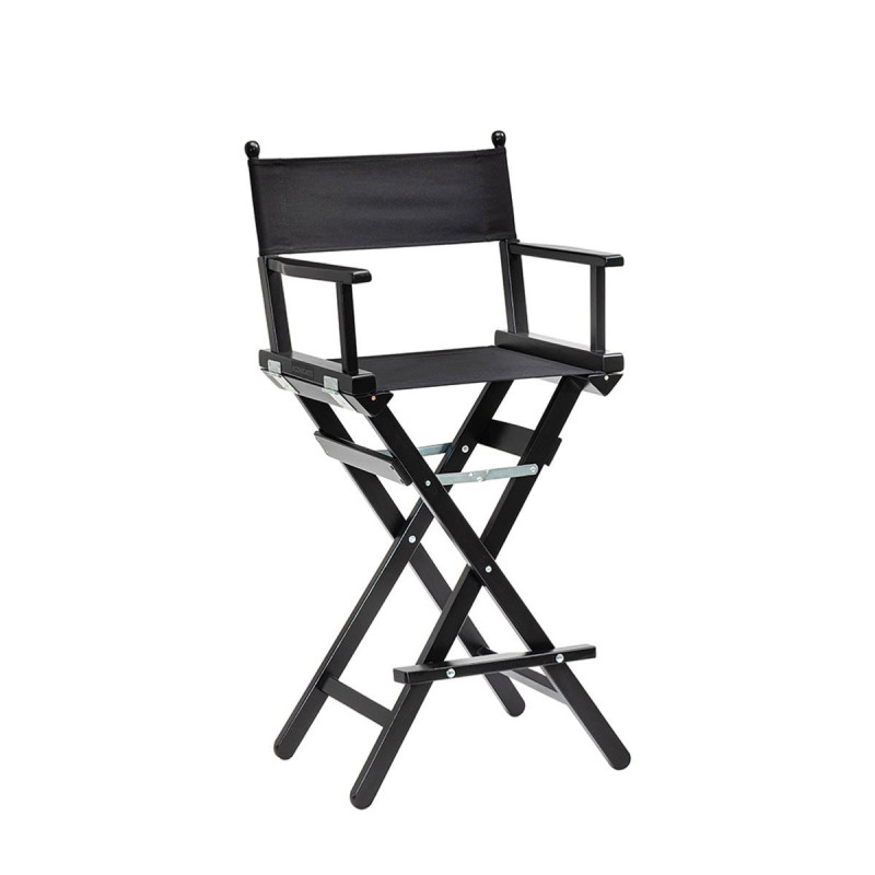 ConeCarts Chaise Réalisateur Haute en hêtre - Noir