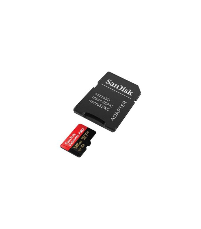 SanDisk Carte Micro SDXC Extreme Pro 128GB 200Mb avec Adaptateur