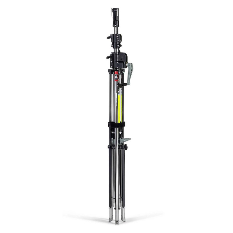 Manfrotto Pied Wind-Up 3 Sections Acier Chromé 087NW