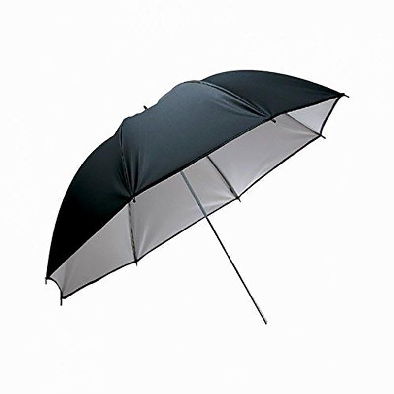 Visico Parapluie Réflecteur Noir / Blanc 140 cm
