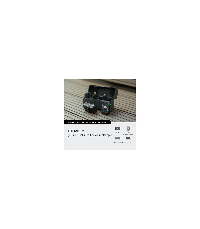 Dji Mic 2 - 1RX + 2TX - DJI - Prophot