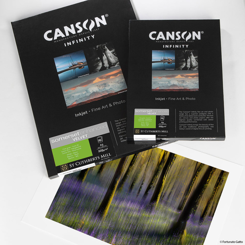 Canson Infinity Somerset Enhanced Velvet Radiant White 330g A4 / 25f - Canson - Prophot