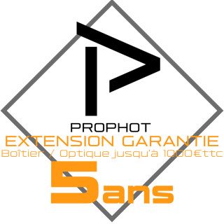 Prophot Extension de Garantie à 5 ans Boîtier / Optique jusqu'à 1000€