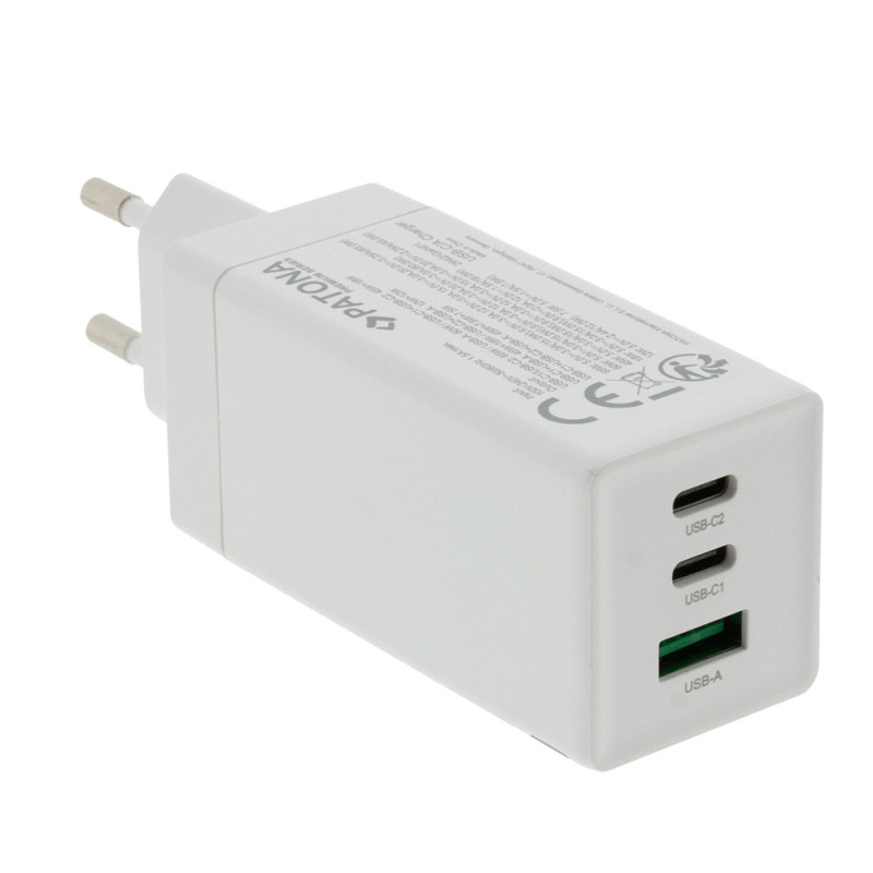 Patona Chargeur Universel 65W 2 x USB-C et 1 x USB-A - Patona - Prophot