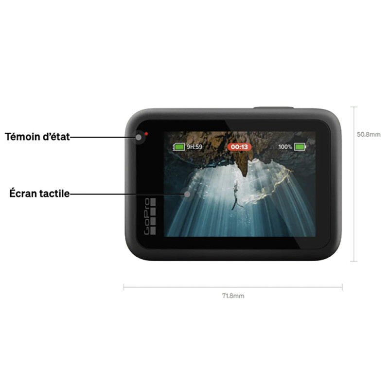 GoPro Bundle Hero13 Black avec Accessoires - GoPro - Prophot