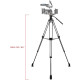 Shape Kit Trépied Vidéo 3 sections avec Rotule 75mm STF11 - Shape - Prophot