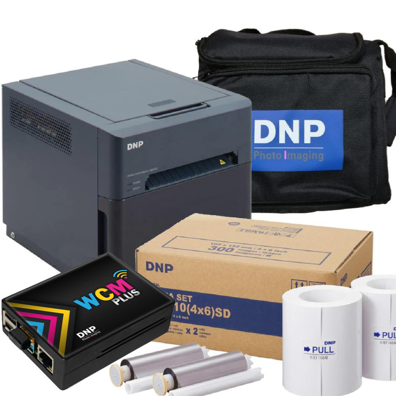 DNP Pack Imprimante QW410 avec 1 Kit 10x15 STD, Sac & WCM2 - DNP - Prophot