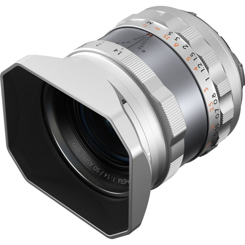 Typoch Objectif Simera 50mm f/1.4 Silver - Monture M - Thypoch - Prophot