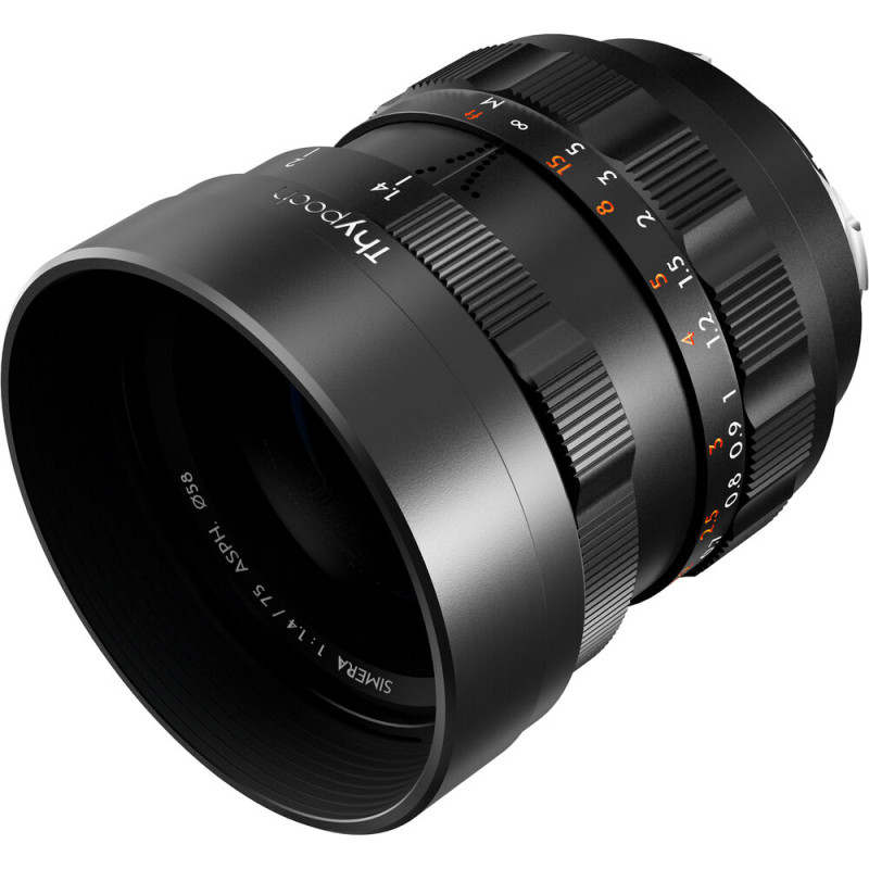 Thypoch Objectif Simera 75mm f/1.4 Noir - Monture M - Thypoch - Prophot