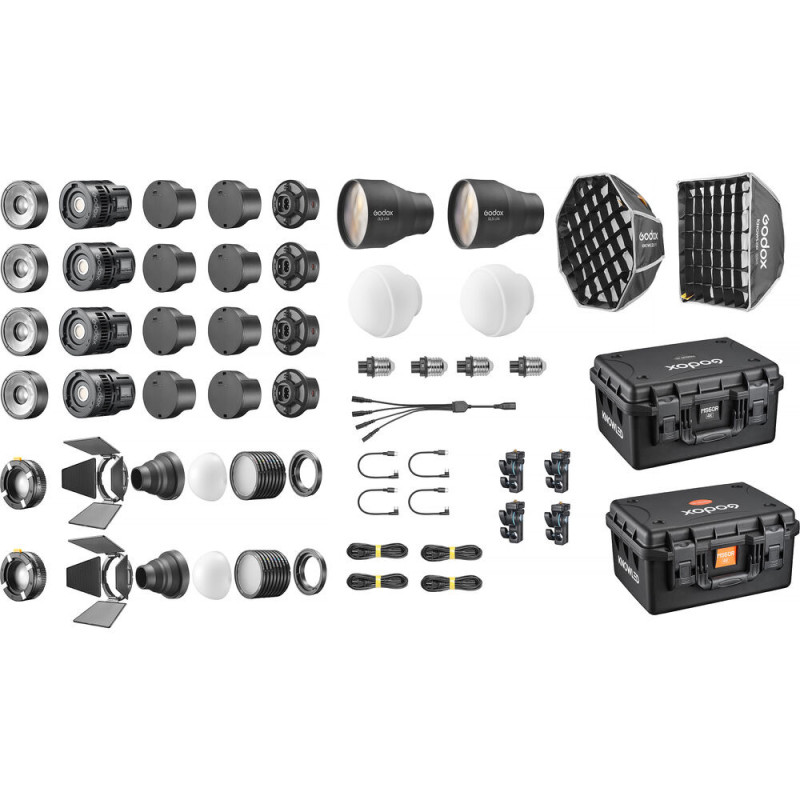 Godox KNOWLED MS60R 4K RGB - Kit 4 Torches LED - Godox - Prophot