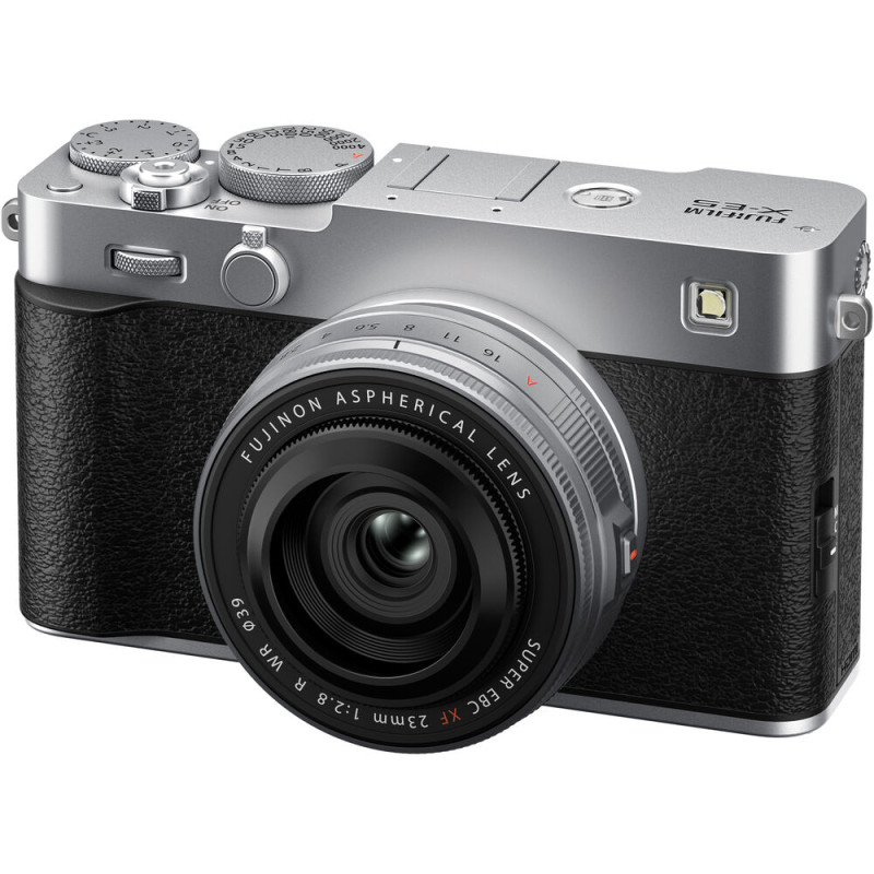 Fujifilm Kit X-E5 Silver avec Objectif XF 23mm f/2.8 R WR - Fujifilm - Prophot