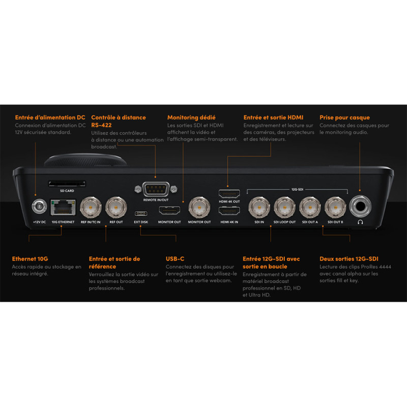 Blackmagic HyperDeck Shuttle 4K Pro 2TB - Blackmagicdesign - Prophot