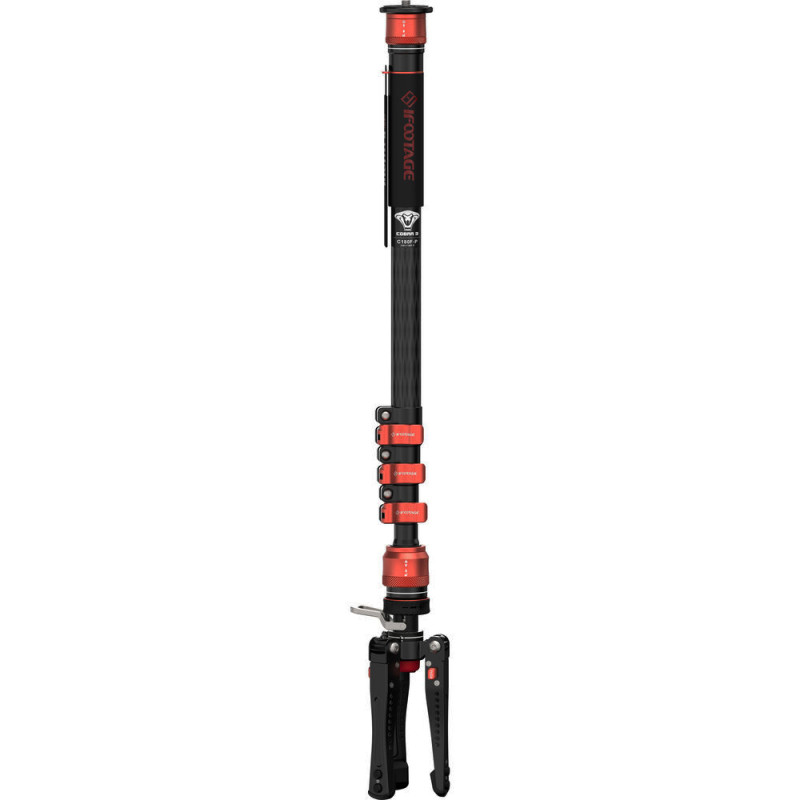Ifootage Monopode Cobra 3 avec mini-trépied à pédale - Carbone - iFootage  - Prophot