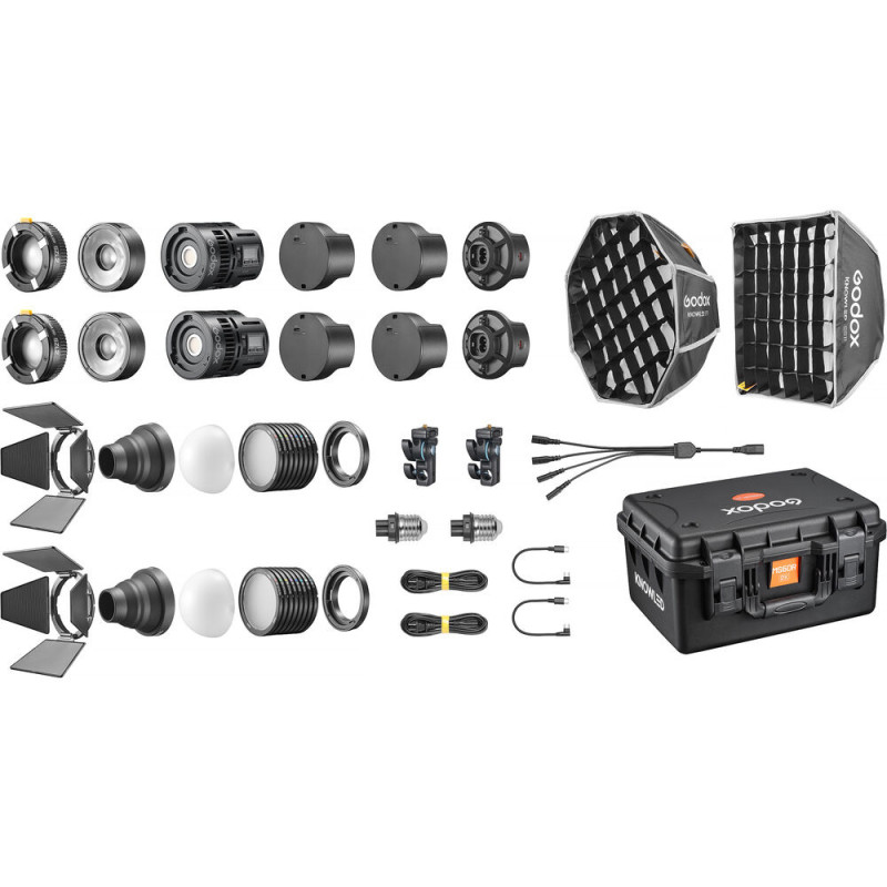 Godox Kit KNOWLED MS60Bi K2 Bicolor - Kit 2 torches LED - Godox - Prophot