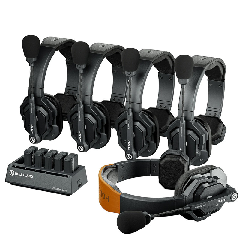 Hollyland Kit Solidcom Global SE 4S - 4 utilisateurs - Hollyland - Prophot