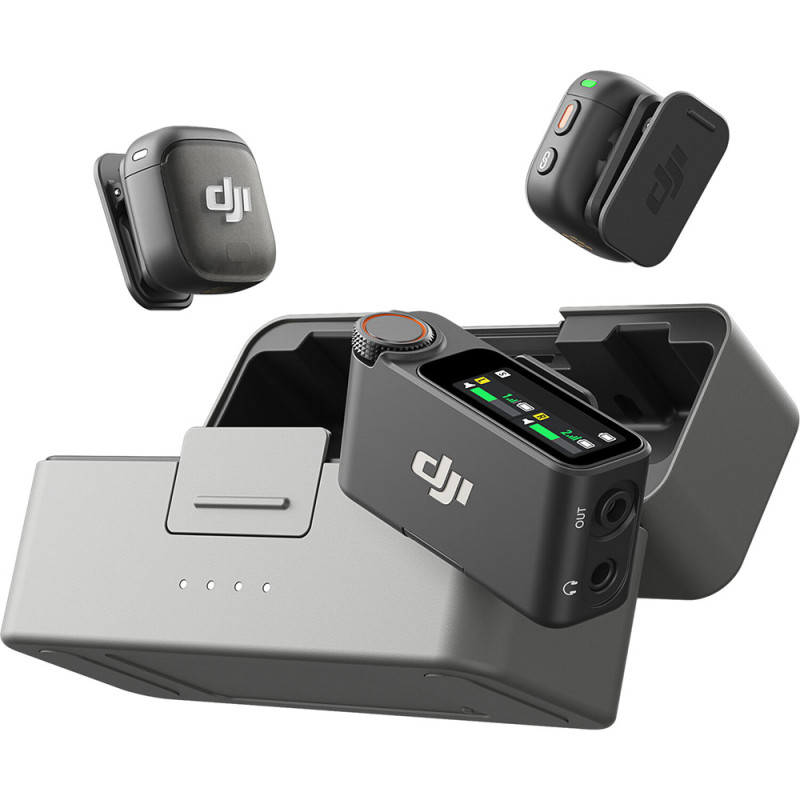 Dji Microphone sans fil Mic 3 (2TX - 1RX - Boîtier de Recharge) - DJI - Prophot