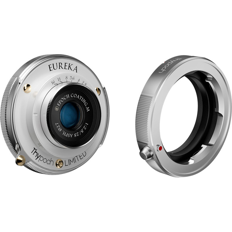 Thypoch Objectif Eureka 28mm f/2.8 - Blanc, Monture M avec Adapt X - Thypoch - Prophot
