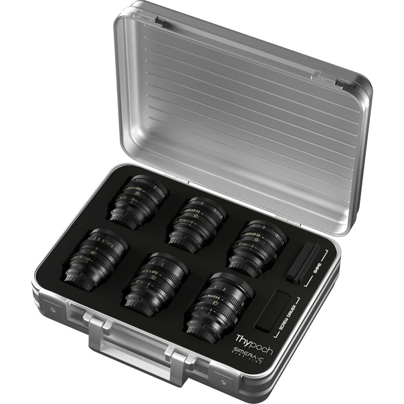 Thypoch Kit Objectifs Cinema Simera-C 16-21-28-35-50-75mm - Monture E - Thypoch - Prophot