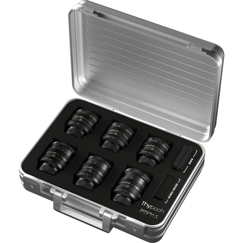 Thypoch Kit Objectifs Cinema Simera-C 16-21-28-35-50-75mm - Monture M - Thypoch - Prophot