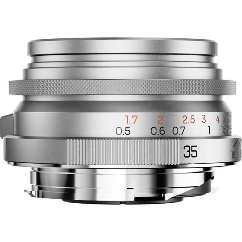 Thypoch Objectif Ksana 35mm ASPH f/2 avec Pare-soleil - Silver, M - Thypoch - Prophot