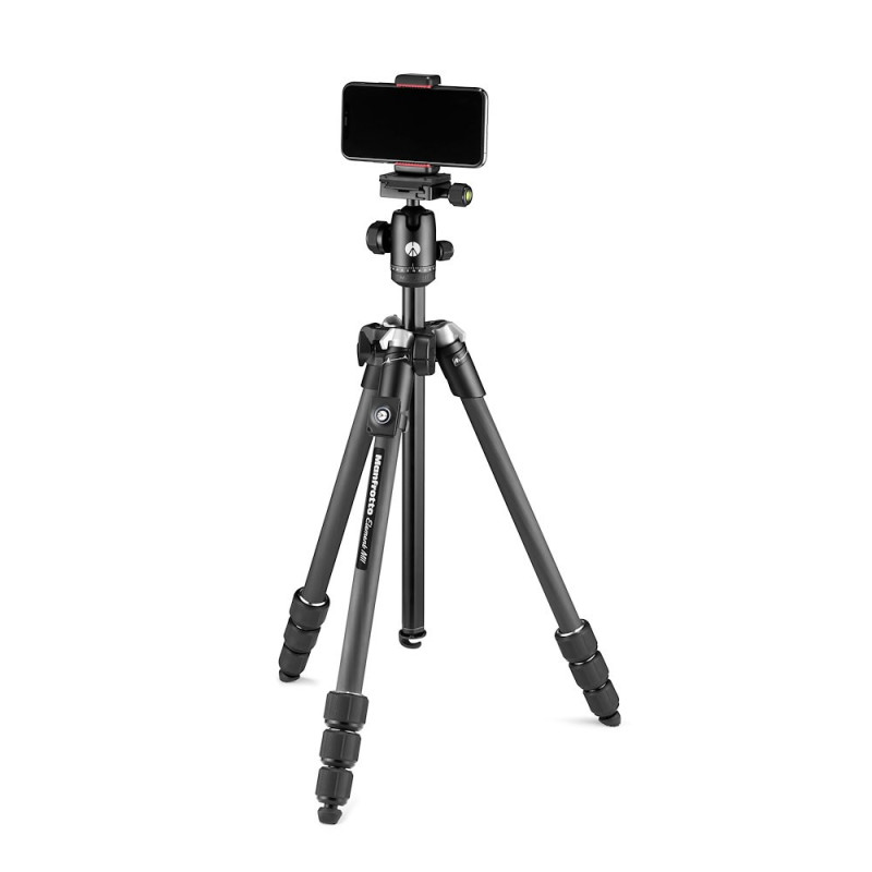 Manfrotto Trépied Element MII Mobile Noir 4 Sections BH1 - Manfrotto - Prophot
