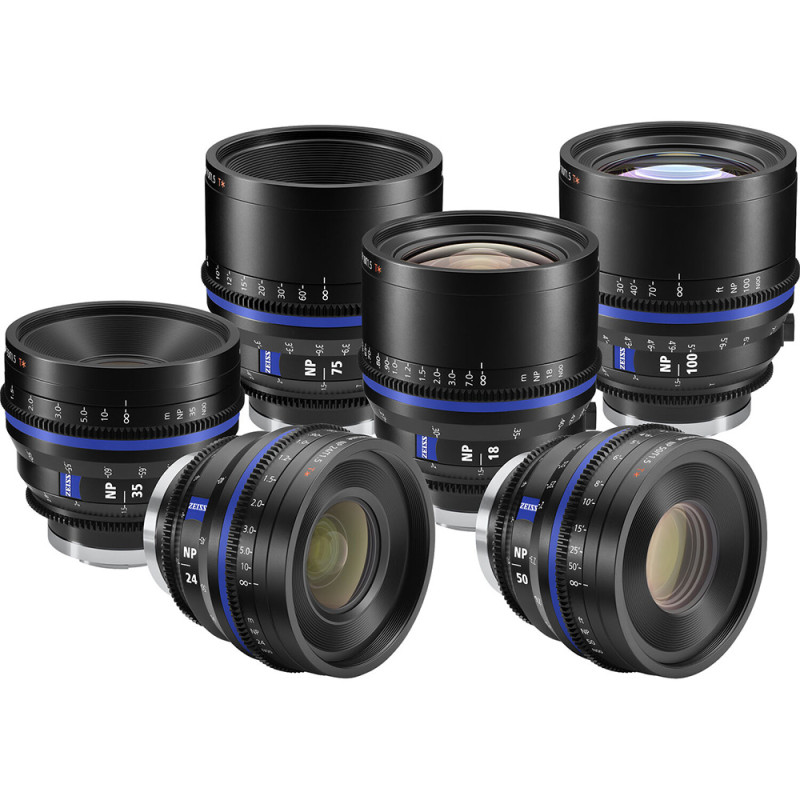 Zeiss Kit Objectifs Nano Prime (18-24-35-50-75-100mm) - E-Mount Feet - Zeiss - Prophot