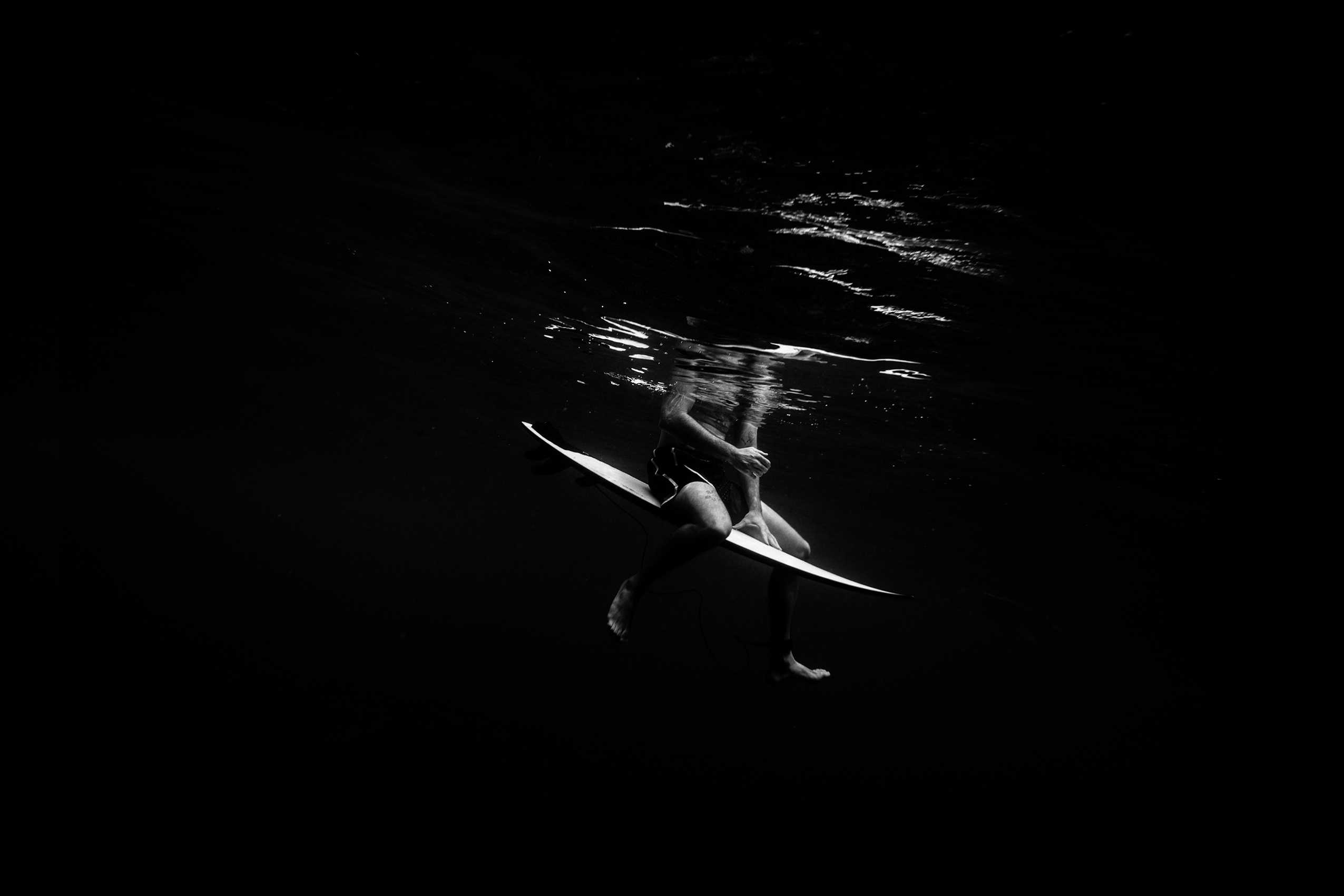 Fabien Voileau série Parade surf noir et blanc