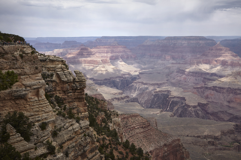 Photographie du Grand Canyon retouchée pendant le test Loupedeck Plus