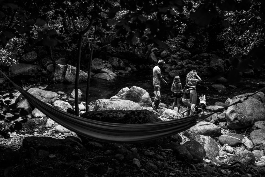 Photographie en noir et blanc issue de la série de Louis Garnier
