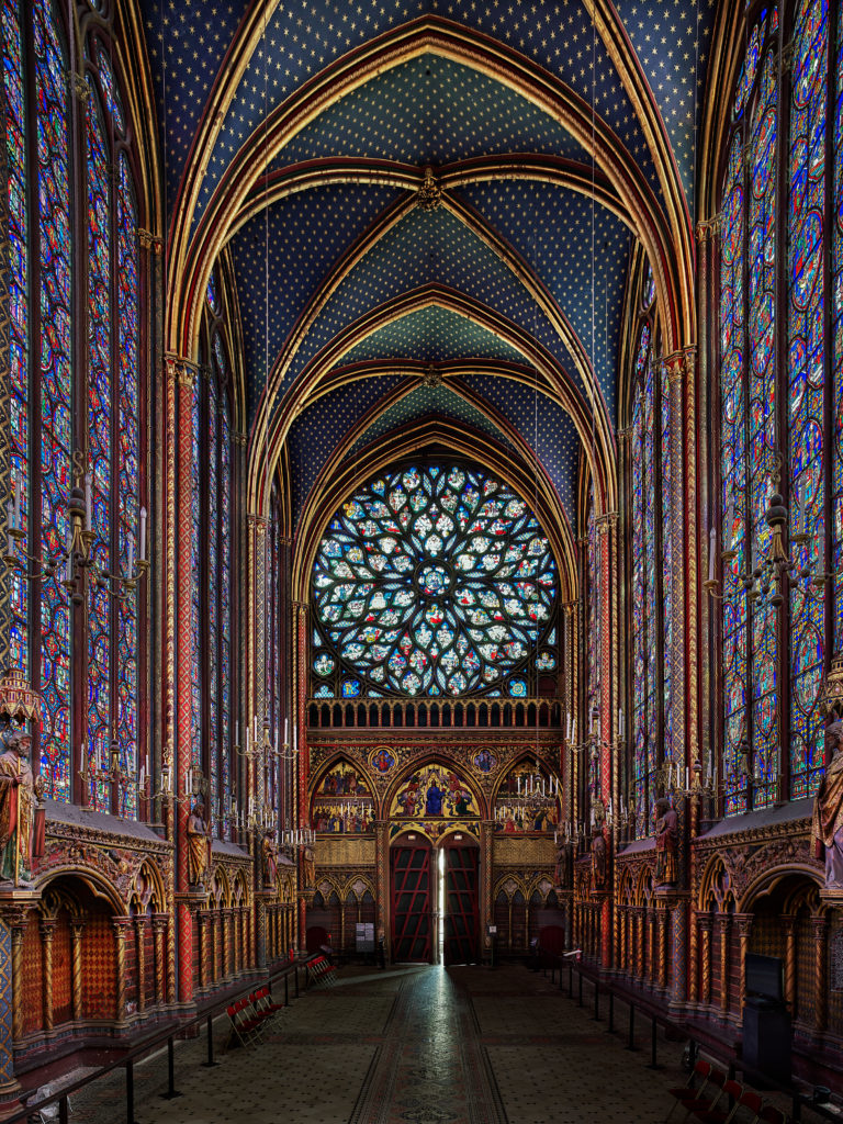 Chapelle haute de la Sainte-Chapelle photographiée par Romaric Pech