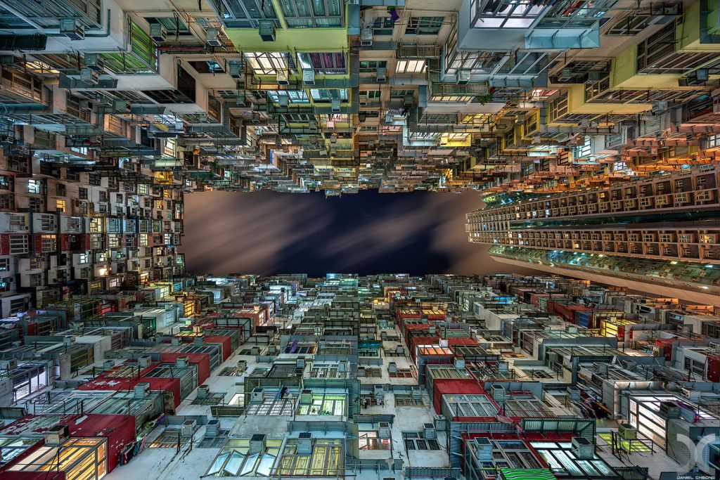 Paysage urbain photographié par Daniel Cheong depuis un point de vue élevé