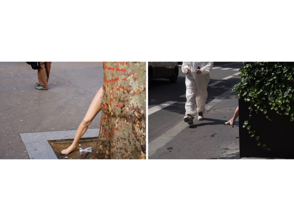 Photographie spontanée de la série Traslato réalisée dans les rues de Paris