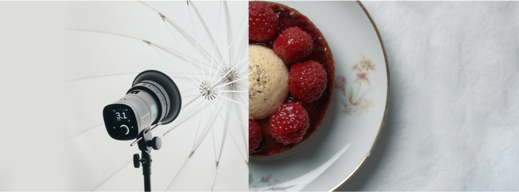 Photographie culinaire avec le Réflecteur OCF 16 cm et l’Elinchrom ONE