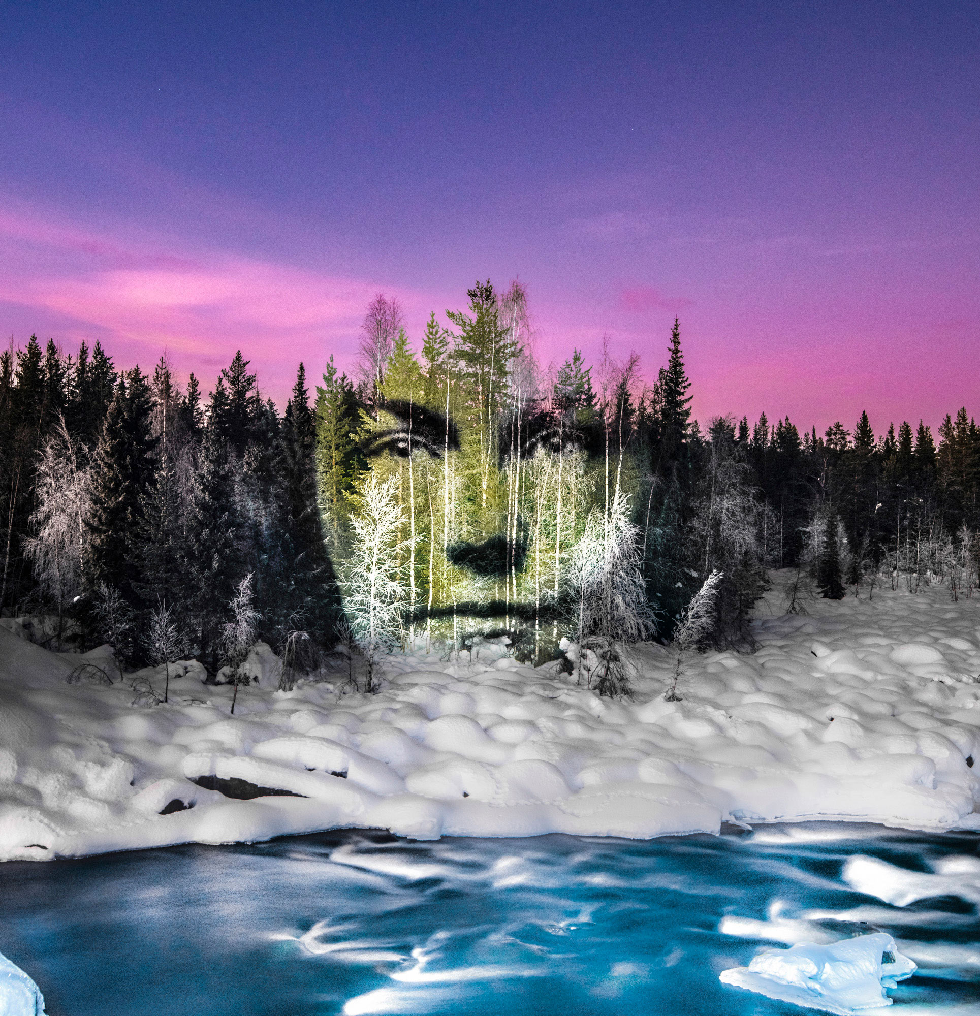 Portrait en Laponie par Philippe Echaroux, réalisé par -15 °C